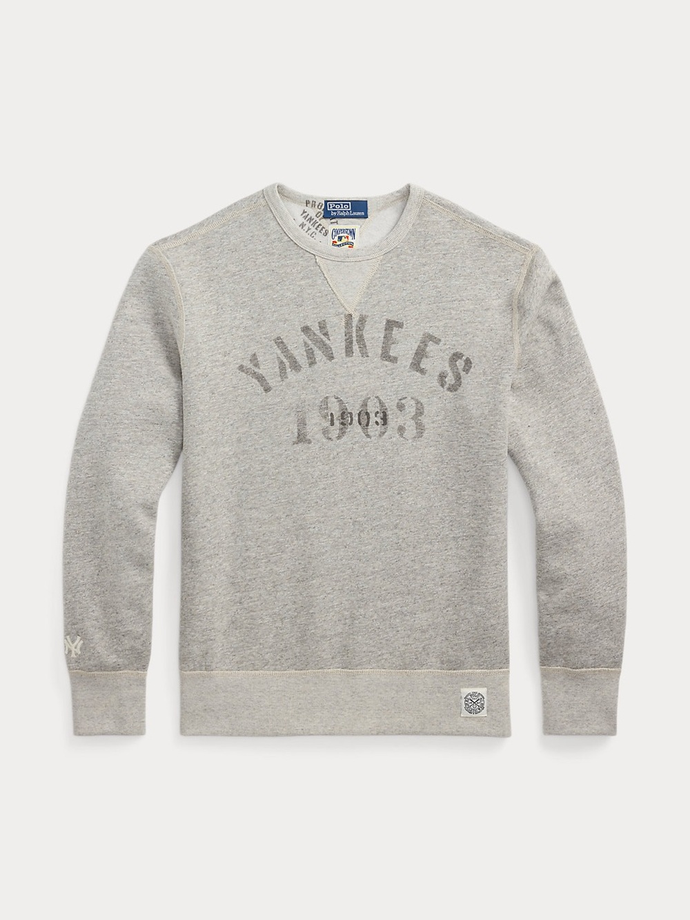 Ralph Lauren Yankees Gray Crewneck Sweatshirt